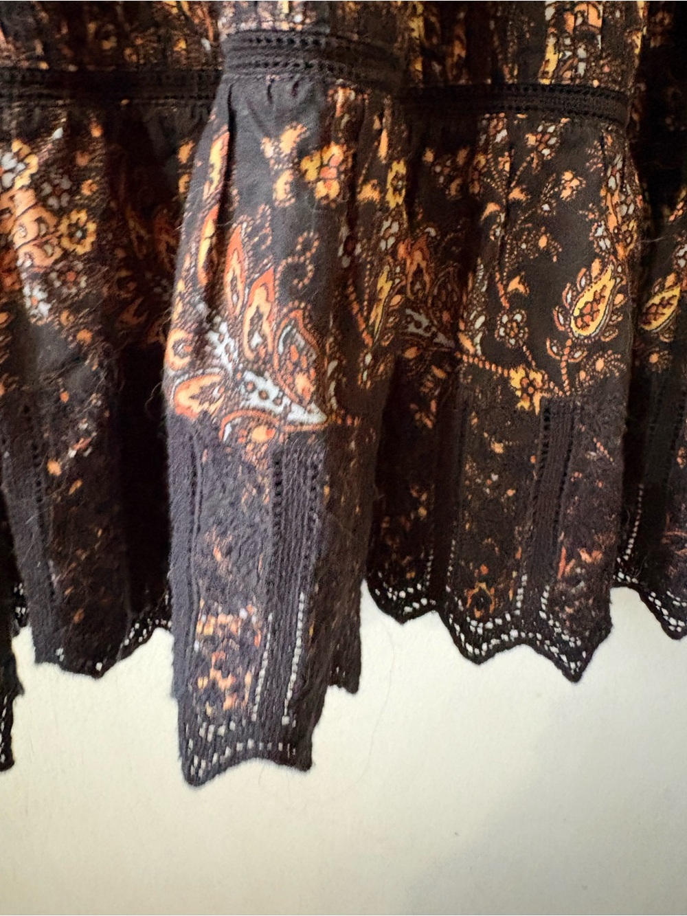 Ulla Johnson Jacqueline Dress Handmade Black Floral Lace Midi Dress - Picture 9 of 15